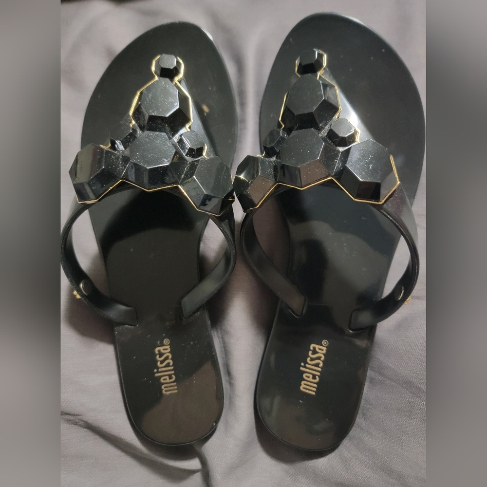Melissa Sandals Black Size 5